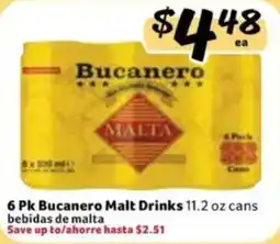 Fresco y Más Bucanero Malt Drinks offer