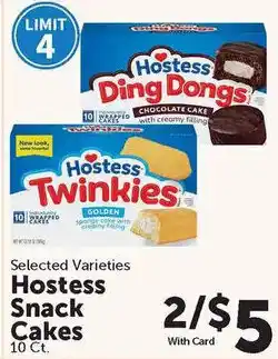 Food City Hostess snack cakes offer
