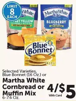 Food City Blue Bonnet Cornbread or Muffin Mix offer