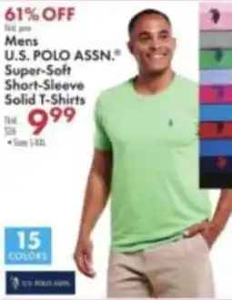 Boscov's U.S. Polo Assn. Super-Soft Short-Sleeve Solid T-Shirts offer