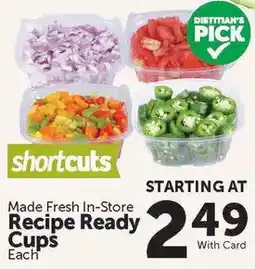 Food City Shortcuts Recipe Ready Cups offer