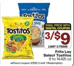 Harp's Market Frito Lay Select Tostitos offer