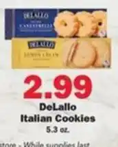 Schnucks DeLallo Italian Cookies offer