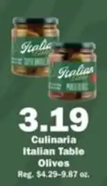 Schnucks Culinaria Italian Table Olives offer