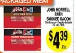 John Morrell Rath Smoked Bacon