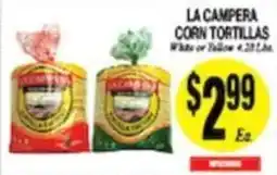 Arlan's Market La campera corn tortillas offer