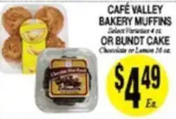 Arlan's Market Cafe Valley Bakery Muffins offer
