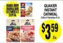 Arlan's Market Quaker instant oatmeal offer