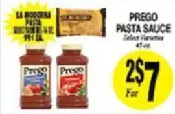 Arlan's Market Prego pasta sauce offer