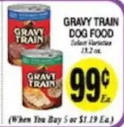 Arlan's Market Gravy Train dog food offer