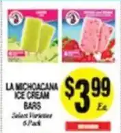 Arlan's Market La michoacana ice cream bars offer