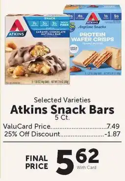 Food City Atkins Snack Bars offer