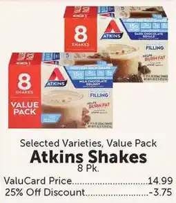 Food City Atkins Shakes offer