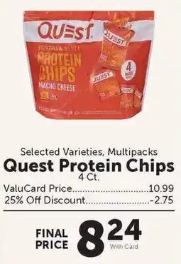 Food City Quest protein chips offer