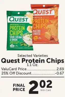Food City Quest Protein Chips offer
