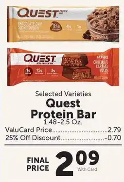 Food City Quest Protein Bar offer