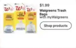 Walgreens Walgreens Trash Bags offer