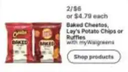 Walgreens Baked Cheetos, Lay's Potato Chips or Ruffles offer