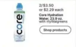 Walgreens Core Hydration Water offer