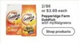 Walgreens Pepperidge Farm Goldfish offer