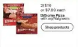 Walgreens DiGiorno Pizza with myWalgreens offer