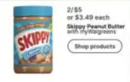 Walgreens Skippy Peanut Butter offer