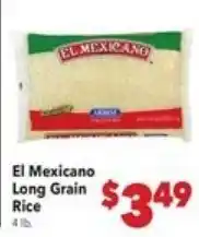 Vallarta Supermarkets El Mexican Long Grain Rice offer