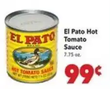 Vallarta Supermarkets El Pato hot tomato sauce offer