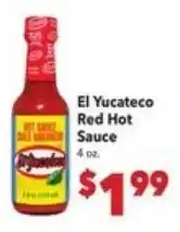 Vallarta Supermarkets El Yucateco Red Hot Sauce offer