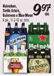 Fiesta Mart Heineken, Stella Artois, Guinness or Blue Moon offer