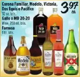 Fiesta Mart Corona Familiar, Modelo, Victoria, Dos Equis o Pacifico offer