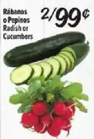 Fiesta Mart Radish or Cucumbers offer