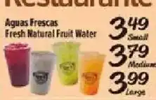 Fiesta Mart Fresh Natural Fruit Water offer