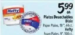 Fiesta Mart Hefty paper plates offer
