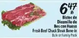 Fiesta Mart Fresh Beef Chuck Steak Bone-in offer