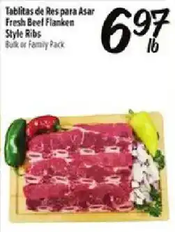 Fiesta Mart Fresh Beef Flanken Style Ribs offer