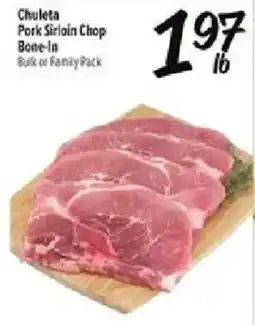 Fiesta Mart Chuleta Pork Sirloin Chop Bone-In offer
