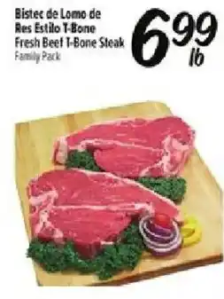 Fiesta Mart Fresh Beef T-Bone Steak offer