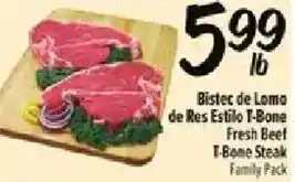 Fiesta Mart T-Bone Steak offer