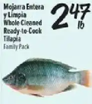 Fiesta Mart Whole Cleaned Ready-to-Cook Tilapia Family Pack offer