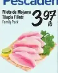 Fiesta Mart Pescaderia tilapia fillets offer