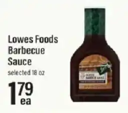 Lowes Foods Lowes Foods Barbecue Sauce offer