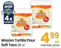Safeway Mission Tortilla Flour Soft Taco offer