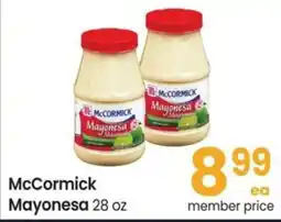Safeway McCormick Mayonesa offer