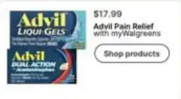 Walgreens Advil pain relief offer