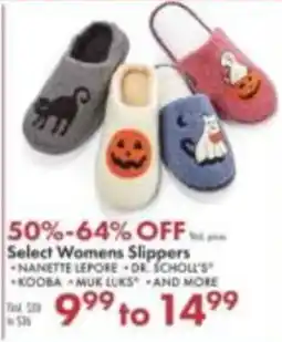 Boscov's Select Womens Slippers offer