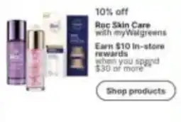 Walgreens Roc Skin Care offer