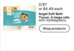 Walgreens Angel Soft Bath Tissue offer