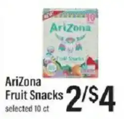 Lowes Foods AriZona Fruit Snacks offer