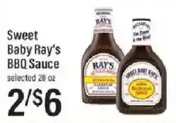 Lowes Foods Sweet Baby Ray's BBQ Sauce offer